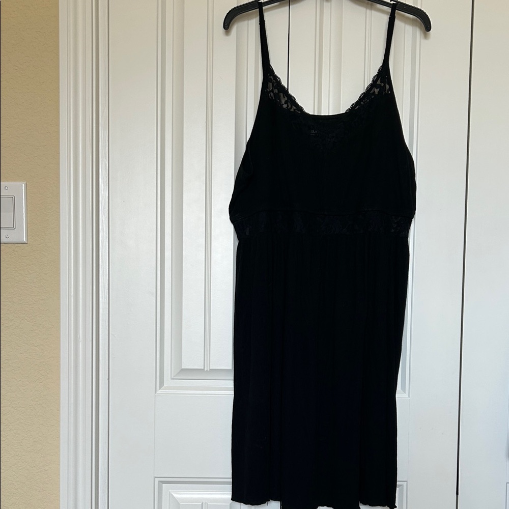 Torrid Black Light Rib Knit Sleepwear